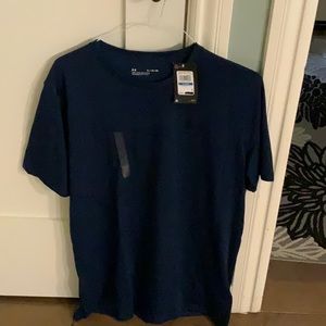 Navy Blue - Short Sleeve - Under Armor Tee - never worn